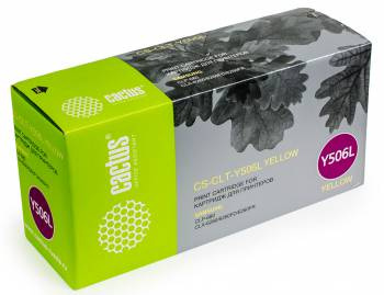 Изображение товара Картридж Cactus CS-CLT-Y506L совместимый для Samsung лазерный желтый