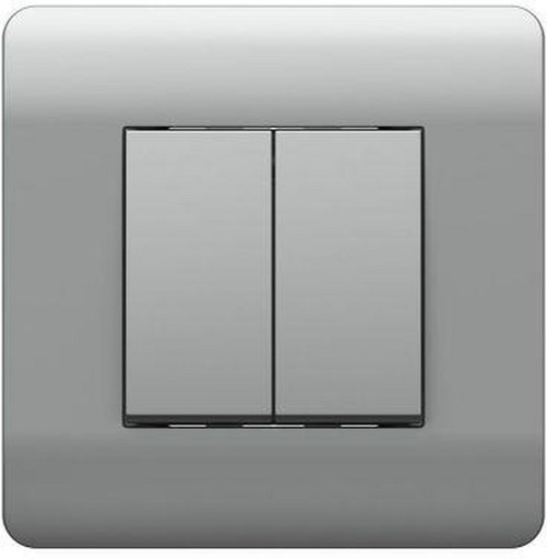 

Переключатель CHINT 431391 2-кл. NЕW3-E 10А серебр., 431391