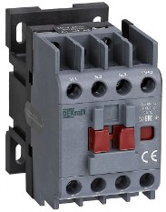 

Контактор DEKraft 22033DEK 9А 220В/230В АС3 АС4 1НЗ КМ-102, 22033DEK