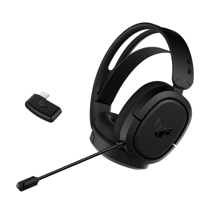 

Гарнитура беспроводная ASUS TUF Gaming H1 Wireless 90YH0391-B3UA00 черная, 2.4 ГГц, USB-C, PC, Mac, PS4, Nintendo Switch, Xbox One, TUF Gaming H1 Wireless