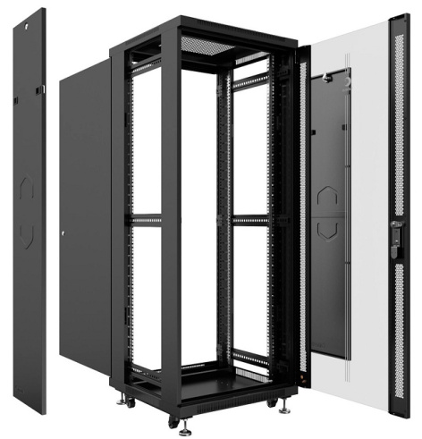 фото Шкаф напольный 19", 47U Cabeus SH-05C-47U60/100-BK в Смоленске
