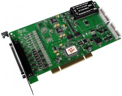 

Плата ICP DAS PISO-DA8U CR Universal PCI 8-channel isolated D/A board, CA-4002 D-Sub connector., PISO-DA8U CR