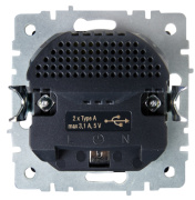 фото Розетка с заземлением IEK BR-R14-16-U21-D21-K53