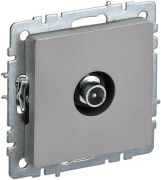фото Розетка телевизионная проходная IEK BR-A10-P-K46