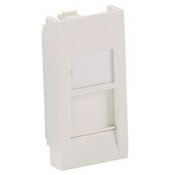 

Вставка Panduit CFA1FSAW-X прямая со шторкой 22.5x45 1xMini-Com ПВХ белый (упак.:10шт), CFA1FSAW-X