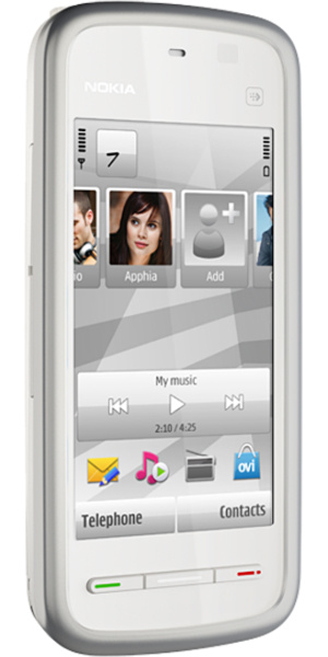 фото Мобильный телефон  Nokia 5228 White Silver