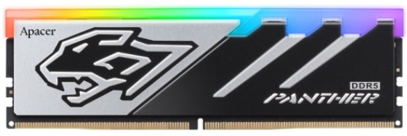 

Модуль памяти DDR5 32GB Apacer Panther RGB AH5U32G60C6229BAA-1 PC5-48000 6000MHz CL38, Panther RGB