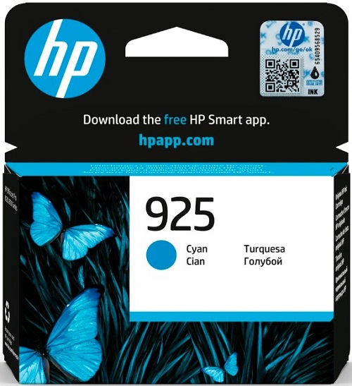 

Картридж/ Cartridge HP G25 EvoMore Cyan (for HP OfficeJet Pro 8123), 4K0V6PE