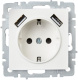 фото Розетка с заземлением  IEK BR-R14-16-U21-D31-K36