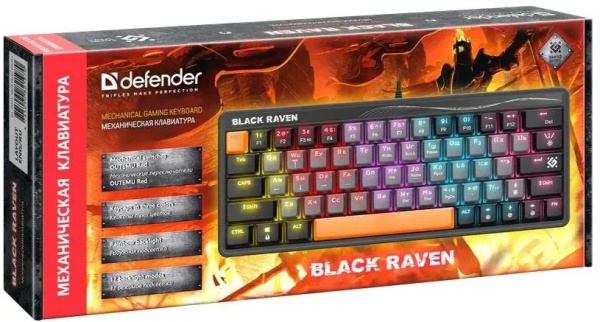 фото Клавиатура  Defender BLK RAVEN GK-417 в Самаре