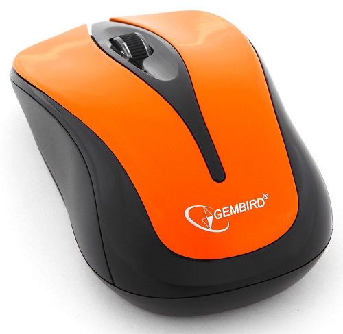 

Мышь Wireless Gembird MUSW-325-O оранжевая, 1000 dpi, 3 кнопки/колесо, MUSW-325-O
