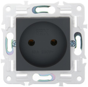 фото Розетка без заземления IEK SK-R10-10-K53