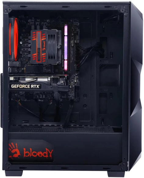 фото Системный блок Bloody BD-PC CH61C1 Intel Core i5, 16 ГБ, 1 Тб, nVidia GeForce RTX 3050,  ОС Windows 11 Домашняя