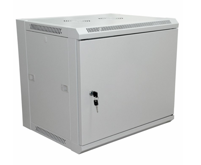 

Шкаф настенный 19", 9U Rexant 04-2211 600×450×500 мм (ШxГxВ) -дверь металл,стенки съемные (разобранный) RAL 7035, 04-2211