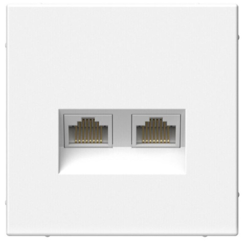 Изображение товара Двойная компьютерная розетка Systeme Electric GAL000188 с RJ45