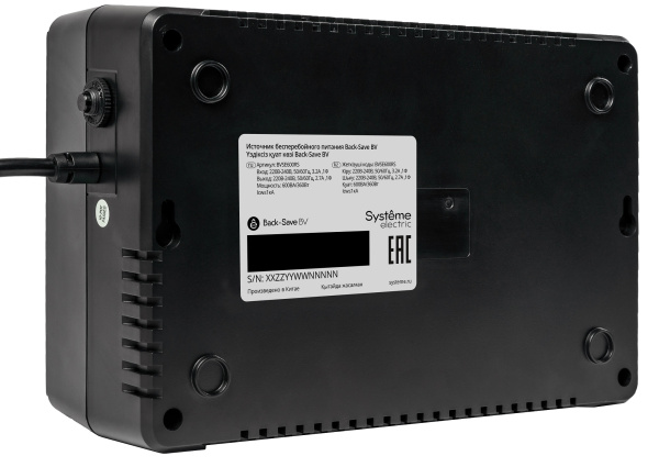 фото Источник бесперебойного питания  Systeme Electric BVSE600RS в Омске