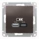 фото Розетка USB  Systeme Electric ATN000639 в Санкт-Петербургe