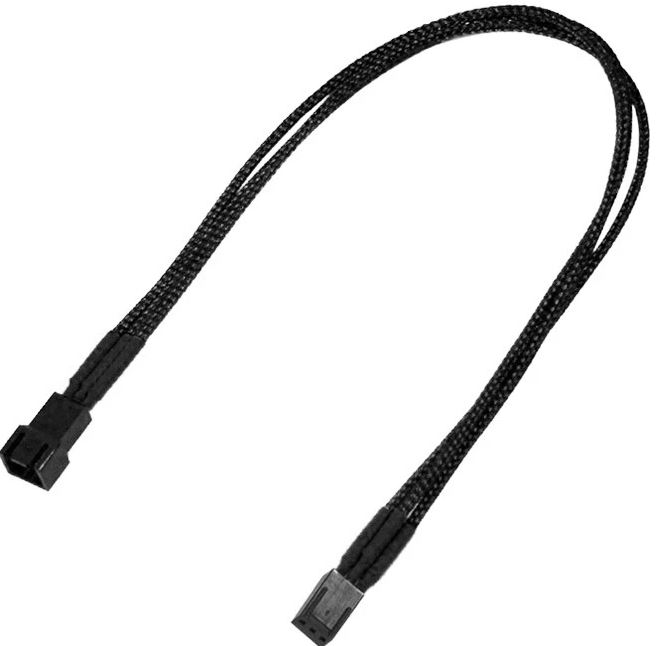 

Удлинитель Nanoxia NX3PV3E 3-pin, 30см, индивидуальная оплетка, черный, NX3PV3E