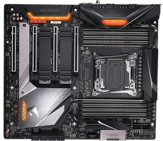фото Материнская плата E-ATX GIGABYTE X299X AORUS MASTER