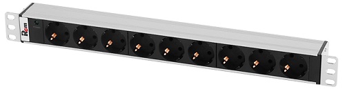 

Блок розеток 19, 9 розеток ЦМО R-10-9S-I-440-Z Rem-10 без шнура с инд.,Sсhuko, вход IEC 60320 C14, 10A, алюм., R-10-9S-I-440-Z