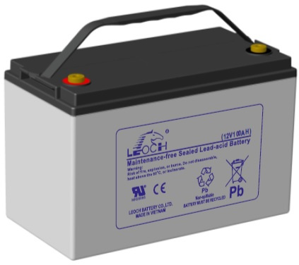 Изображение товара Аккумулятор свинцово-кислотный Leoch DJM 12 В 100 Ач необслуживаемый