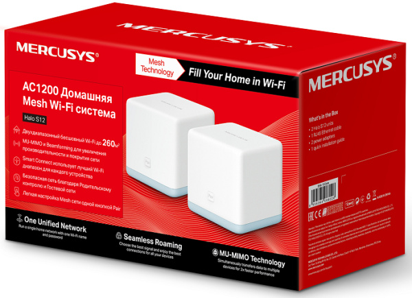 фото Роутер  Mercusys Halo S12 (2-Pack)