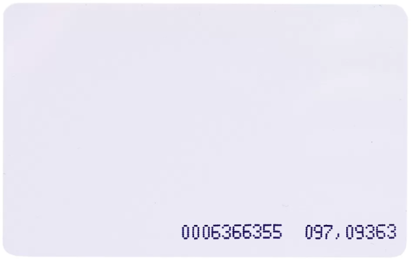 фото Карта  ZKTeco ID Card (EM-Marine - EM) тонкая в Казани