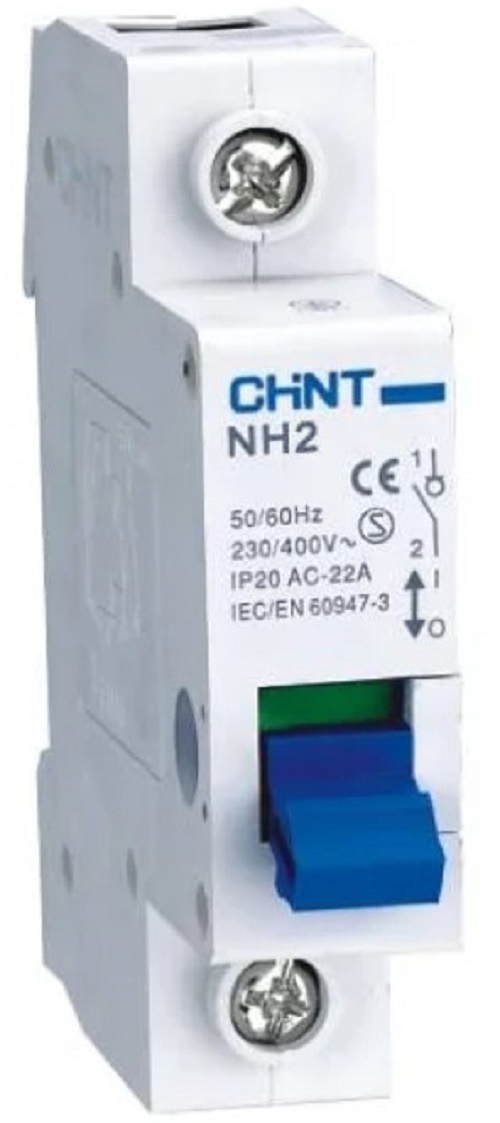 

Выключатель нагрузки CHINT 401060 1P, 100А, NH2-125, 401060