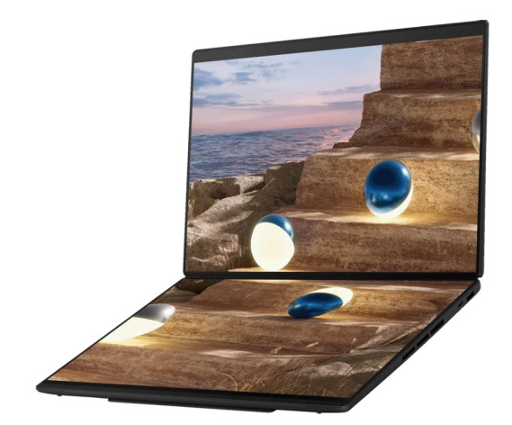 фото Ноутбук ASUS ZenBook Duo UX8407AA-SN198X 14" (Intel Core Ultra X9, 32Гб LPDDR5X, SSD 1 Тб, Arc graphics, Windows 11 Профессиональная) Серый [90NB16V1-M00910]