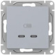 фото Розетка USB  EKF UP1-SOA-2USBC в Воронеже
