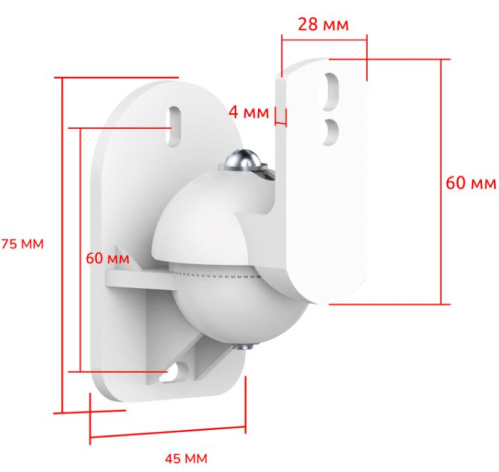 фото Крепление потолочное UNITEKI SMP1604W в Казани