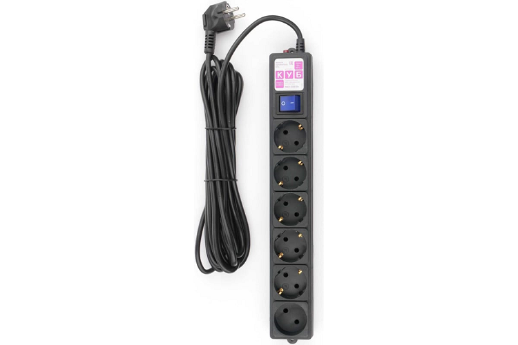 

Сетевой фильтр Power Cube SPG6-B5M 5 м, 6 розеток (черный) 16А/3,5кВт, SPG6-B5M