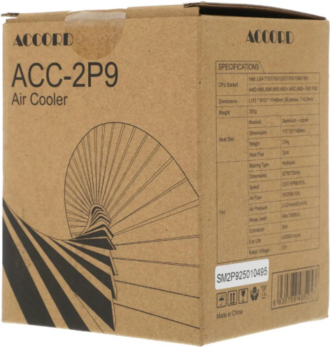 фото Кулер  ACCORD ACC-2P9 в Казани