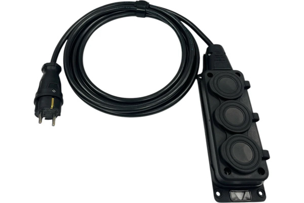 фото Удлинитель силовой iTOK i-CONNECT-COLOR-SU-PVS-310-3-54-7-BLACK в Екатеринбурге