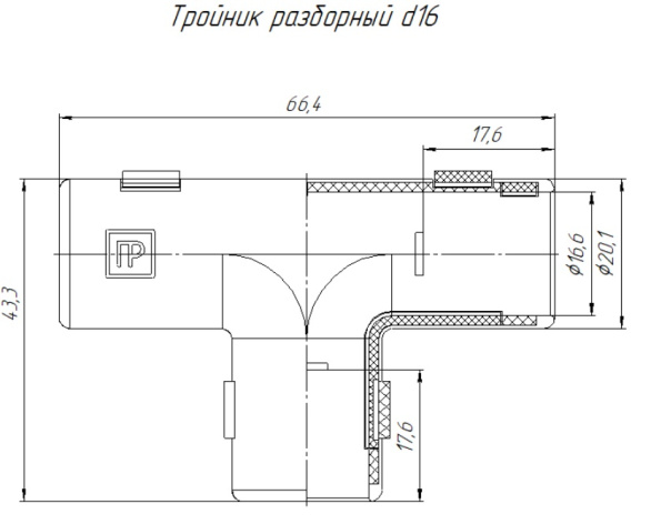 фото Тройник  Промрукав PR13.0364 в Ростове-на-Дону