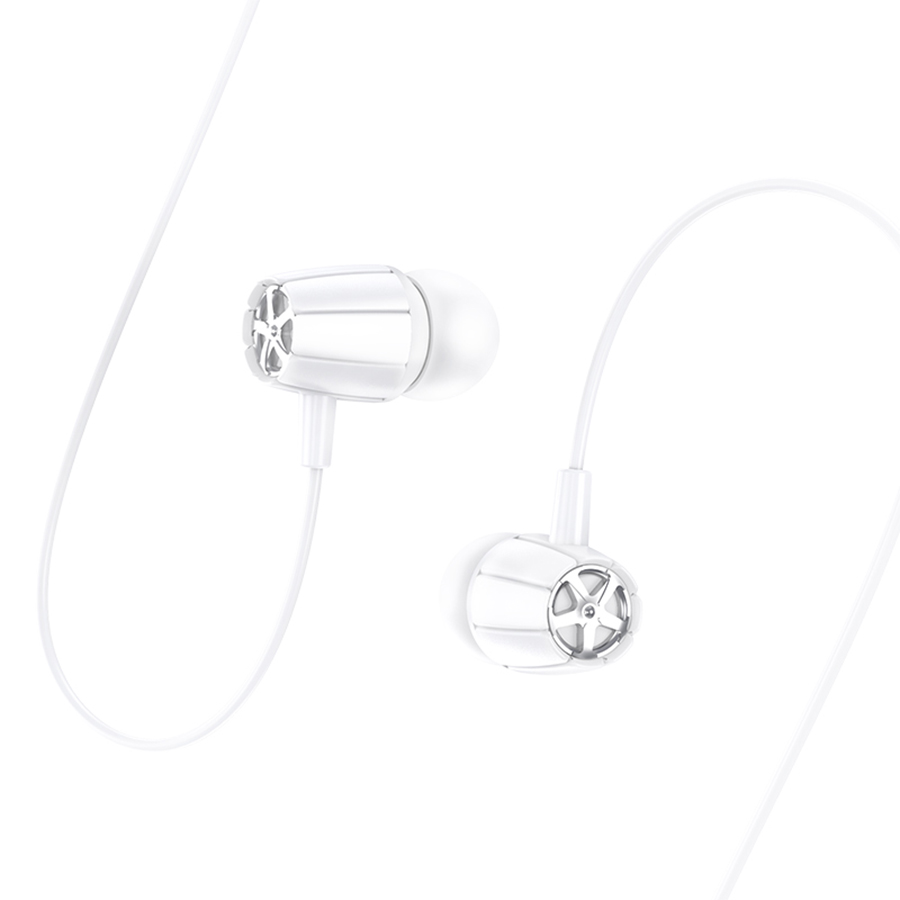 

Наушники Hoco M88 6931474754721 AUX разъём с МК длина 1.2м, цвет: белый (1/31/310), M88