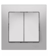 фото Выключатель двухклавишный Systeme Electric ATN000352S