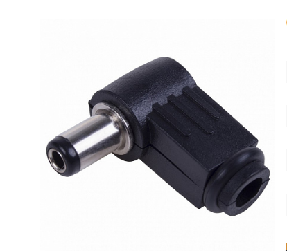 

Разъем Rexant 14-0325 питания штекер 2,5х5,5x10 мм угловой, 14-0325