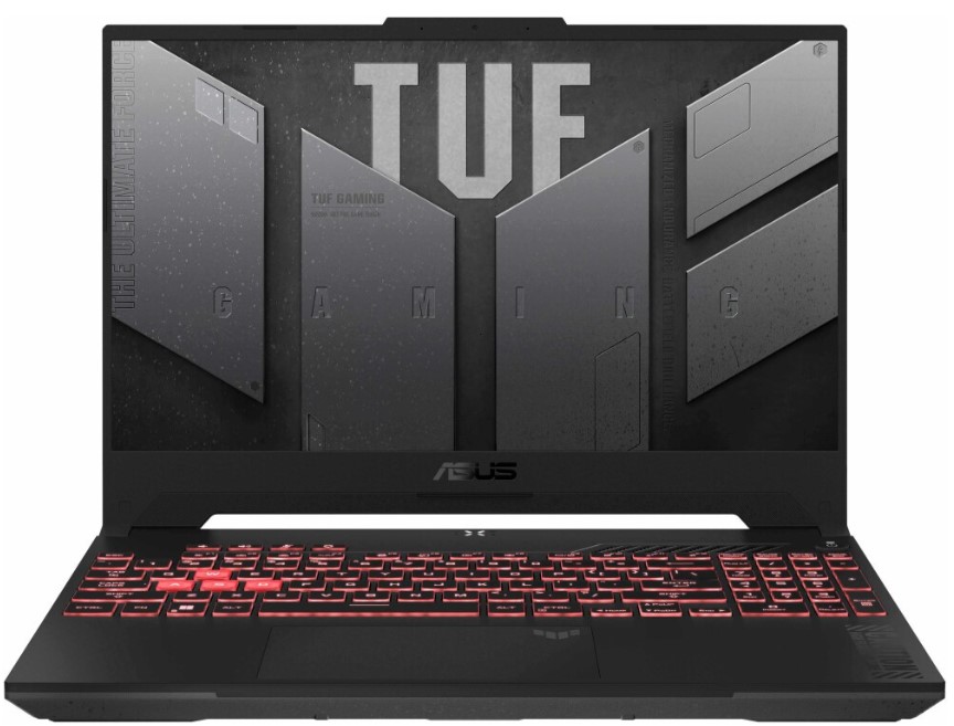 

Ноутбук ASUS TUF Gaming F15 FX507VU-LP150 90NR0CJ7-M00B10 i7-13620H/16GB/512GB SSD/GeForce RTX 4050 6GB/15.6" FHD IPS/WiFi/BT/cam/noOS/mecha gray, TUF Gaming F15 FX507VU-LP150