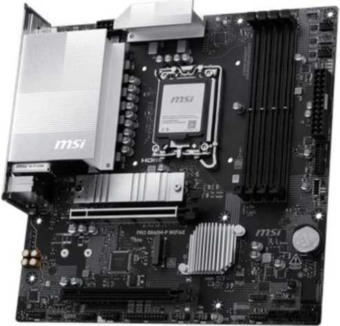 фото Материнская плата MSI PRO B860M-P WIFI6E, LGA1851, Intel B860, mATX в Краснодаре