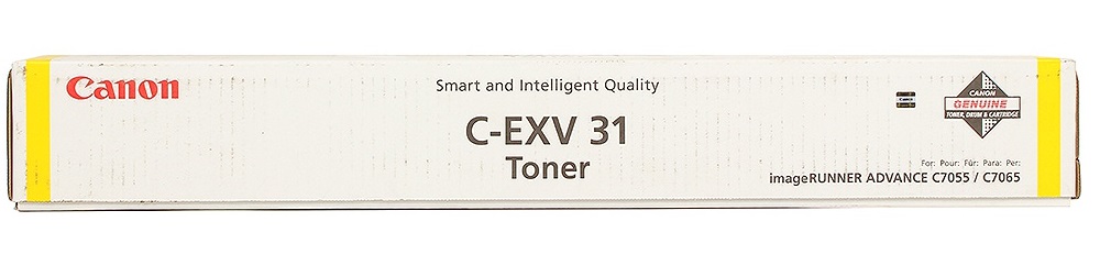

Картридж Canon C-EXV 31 2804B002 Yellow для iR Advance C7055i/7065i (52000 стр), C-EXV 31