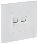 фото Розетка компьютерная IEK FP-K20-2-K01
