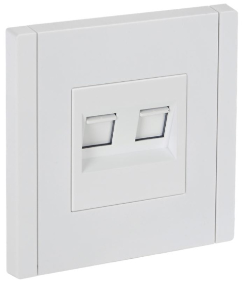 фото Розетка компьютерная двойная IEK FP-K20-2-K01 в Уфе