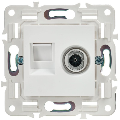 фото Розетка комбинированная IEK SK-AK20-1-K01 в Уфе