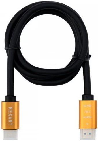 

Кабель Rexant 17-6102 HDMI - HDMI 2.0, 1м, Gold REXANT, 17-6102