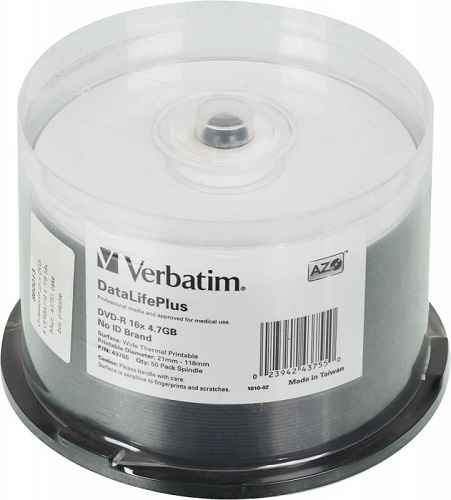 фото Диск DVD-R Verbatim 43755 в Екатеринбурге