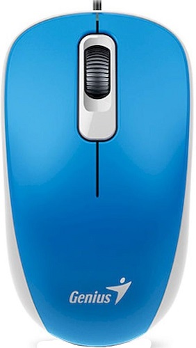 

Мышь Genius DX-110 31010009402 1000 DPI, 3кн., USB, blue, DX-110