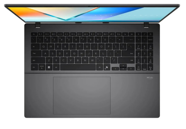 фото Ноутбук ASUS VivoBook S16 OLED S3607CA 16" (Intel Core Ultra 5, 16Гб DDR5, SSD 512 Гб, Arc graphics, Без ОС) Серый [90NB16I2-M00800]