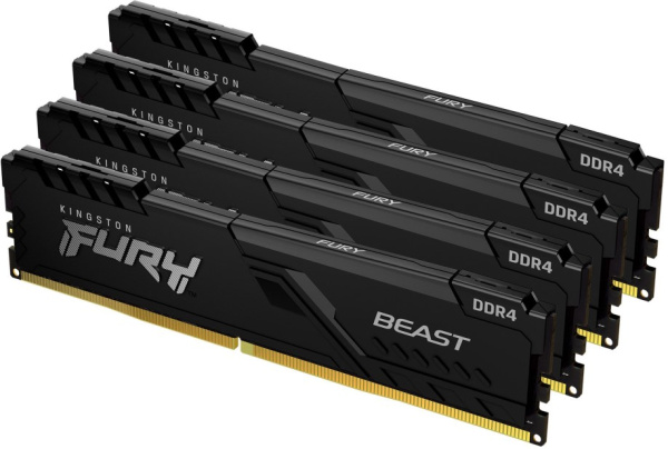 фото Модуль памяти DDR4 128GB (4*32GB) Kingston FURY KF432C16BBK4/128 в Красноярске