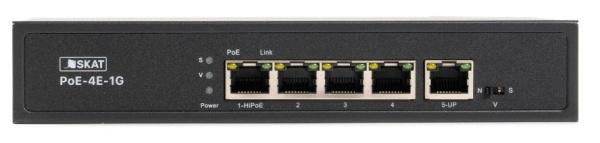 фото Коммутатор  Бастион SKAT PoE-4E-1G в Казани
